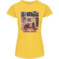 Scooter the Riders on the Storm Motorbike Womens Petite Cut T-Shirt Yellow