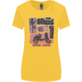 Scooter the Riders on the Storm Motorbike Womens Wider Cut T-Shirt Yellow