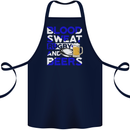 Scotland Blood Sweat & Beers Rugby Scottish Cotton Apron 100% Organic Navy Blue