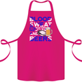 Scotland Blood Sweat & Beers Rugby Scottish Cotton Apron 100% Organic Pink