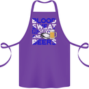 Scotland Blood Sweat & Beers Rugby Scottish Cotton Apron 100% Organic Purple