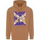 Scotland Blood Sweat & Beers Rugby Scottish Mens 80% Cotton Hoodie Caramel Latte