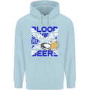 Scotland Blood Sweat & Beers Rugby Scottish Mens 80% Cotton Hoodie Light Blue