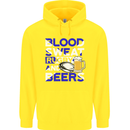 Scotland Blood Sweat & Beers Rugby Scottish Mens 80% Cotton Hoodie Yellow