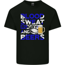 Scotland Blood Sweat & Beers Rugby Scottish Mens Cotton T-Shirt Tee Top Black