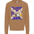 Scotland Blood Sweat & Beers Rugby Scottish Mens Sweatshirt Jumper Caramel Latte