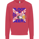 Scotland Blood Sweat & Beers Rugby Scottish Mens Sweatshirt Jumper Heliconia