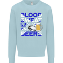 Scotland Blood Sweat & Beers Rugby Scottish Mens Sweatshirt Jumper Light Blue