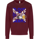 Scotland Blood Sweat & Beers Rugby Scottish Mens Sweatshirt Jumper Maroon