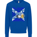 Scotland Blood Sweat & Beers Rugby Scottish Mens Sweatshirt Jumper Royal Blue