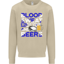 Scotland Blood Sweat & Beers Rugby Scottish Mens Sweatshirt Jumper Sand