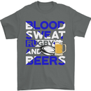 Scotland Blood Sweat & Beers Rugby Scottish Mens T-Shirt Cotton Gildan Charcoal