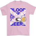 Scotland Blood Sweat & Beers Rugby Scottish Mens T-Shirt Cotton Gildan Light Pink