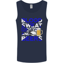 Scotland Blood Sweat & Beers Rugby Scottish Mens Vest Tank Top Navy Blue