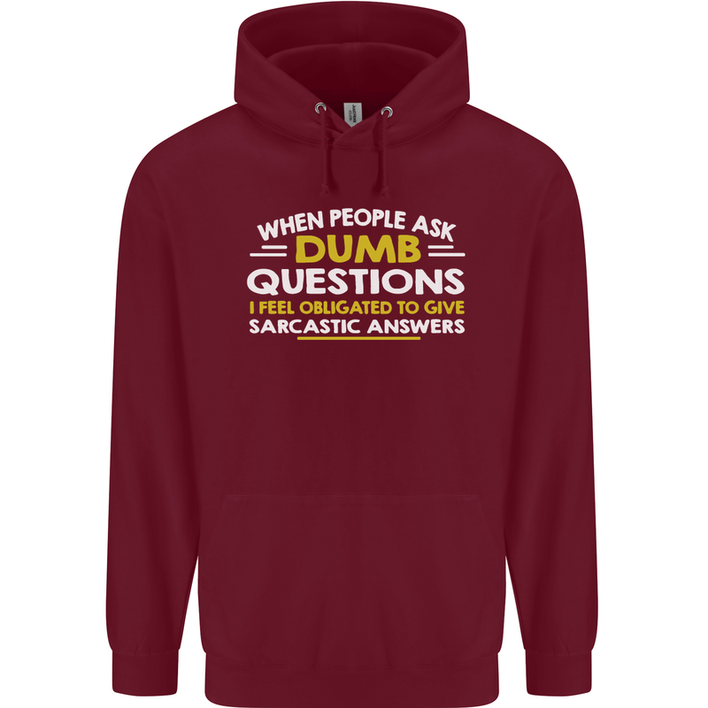 Scotland Funny Scottish SCI-FI Text Childrens Kids Hoodie Maroon