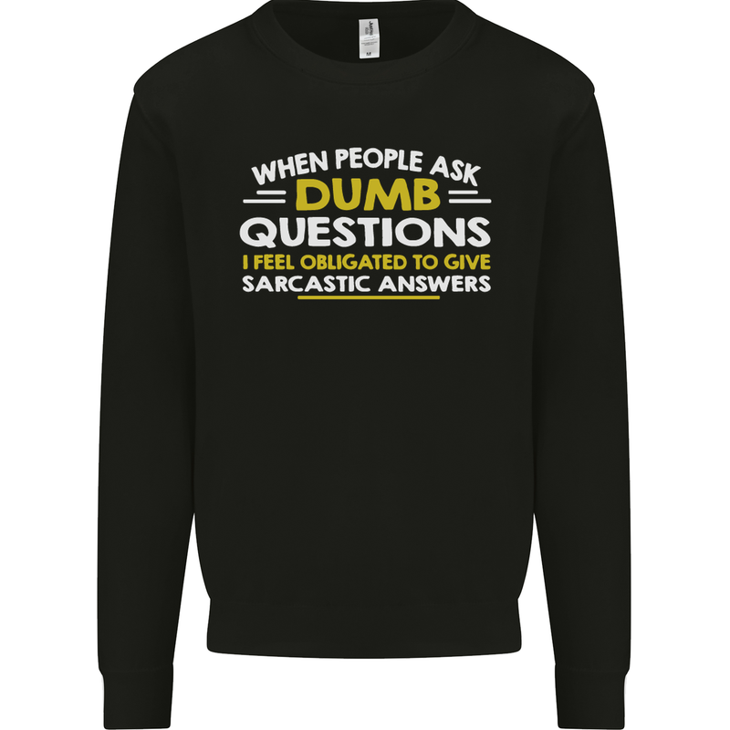 Scotland Funny Scottish SCI-FI Text Kids Sweatshirt Jumper Black