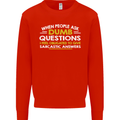 Scotland Funny Scottish SCI-FI Text Kids Sweatshirt Jumper Bright Red