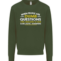 Scotland Funny Scottish SCI-FI Text Kids Sweatshirt Jumper Forest Green