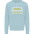 Scotland Funny Scottish SCI-FI Text Kids Sweatshirt Jumper Light Blue