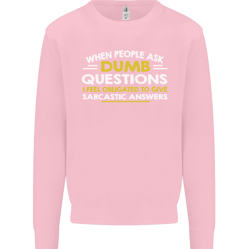 Scotland Funny Scottish SCI-FI Text Kids Sweatshirt Jumper Light Pink
