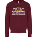 Scotland Funny Scottish SCI-FI Text Kids Sweatshirt Jumper Maroon