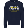 Scotland Funny Scottish SCI-FI Text Kids Sweatshirt Jumper Navy Blue