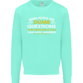 Scotland Funny Scottish SCI-FI Text Kids Sweatshirt Jumper Peppermint
