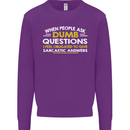 Scotland Funny Scottish SCI-FI Text Kids Sweatshirt Jumper Purple