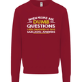 Scotland Funny Scottish SCI-FI Text Kids Sweatshirt Jumper Red