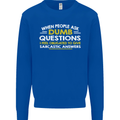 Scotland Funny Scottish SCI-FI Text Kids Sweatshirt Jumper Royal Blue
