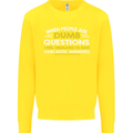 Scotland Funny Scottish SCI-FI Text Kids Sweatshirt Jumper Yellow