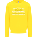 Scotland Funny Scottish SCI-FI Text Kids Sweatshirt Jumper Yellow