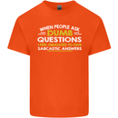 Scotland Funny Scottish SCI-FI Text Kids T-Shirt Childrens Orange