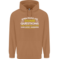 Scotland Funny Scottish SCI-FI Text Mens 80% Cotton Hoodie Caramel Latte