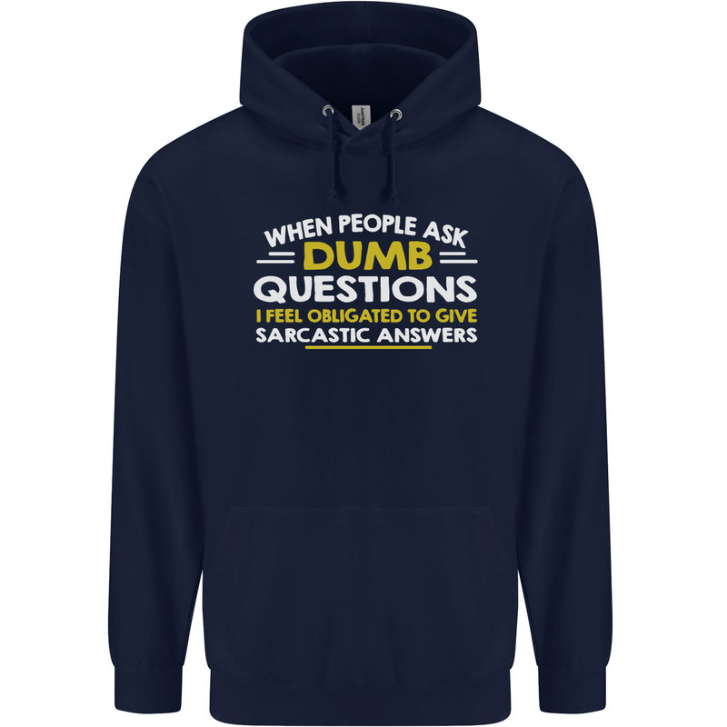 Scotland Funny Scottish SCI-FI Text Mens 80% Cotton Hoodie Navy Blue