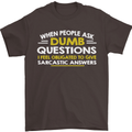 Scotland Funny Scottish SCI-FI Text Mens T-Shirt Cotton Gildan Dark Chocolate