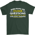 Scotland Funny Scottish SCI-FI Text Mens T-Shirt Cotton Gildan Forest Green