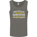 Scotland Funny Scottish SCI-FI Text Mens Vest Tank Top Charcoal