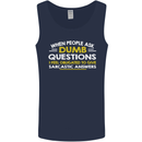 Scotland Funny Scottish SCI-FI Text Mens Vest Tank Top Navy Blue