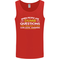 Scotland Funny Scottish SCI-FI Text Mens Vest Tank Top Red