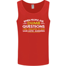 Scotland Funny Scottish SCI-FI Text Mens Vest Tank Top Red