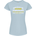 Scotland Funny Scottish SCI-FI Text Womens Petite Cut T-Shirt Light Blue