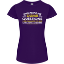 Scotland Funny Scottish SCI-FI Text Womens Petite Cut T-Shirt Purple