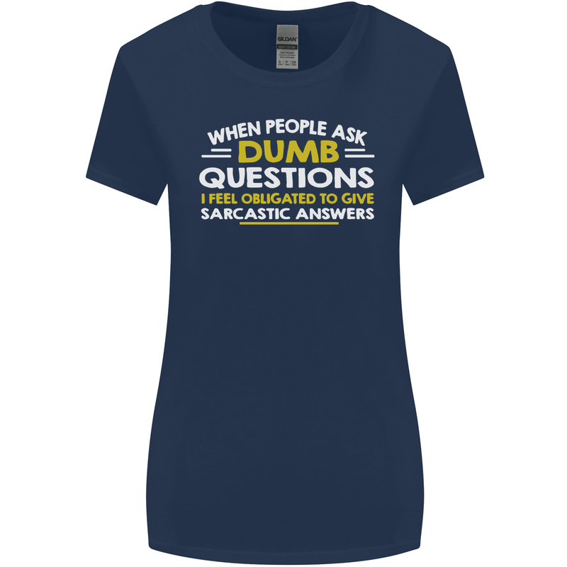 Scotland Funny Scottish SCI-FI Text Womens Wider Cut T-Shirt Navy Blue