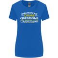 Scotland Funny Scottish SCI-FI Text Womens Wider Cut T-Shirt Royal Blue