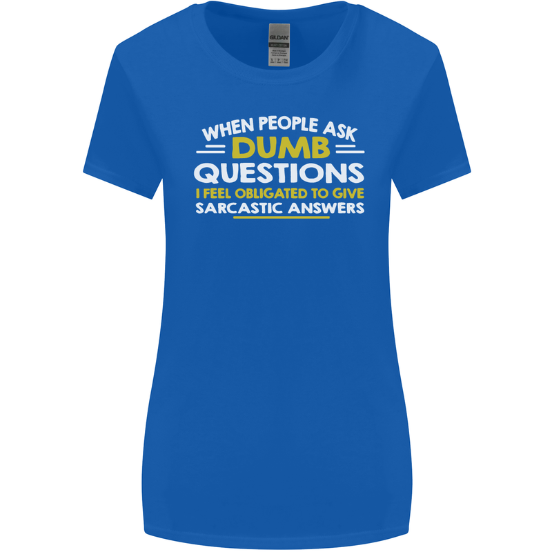 Scotland Funny Scottish SCI-FI Text Womens Wider Cut T-Shirt Royal Blue