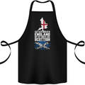 Scotland My Roots Are Scottish Cotton Apron 100% Organic Black