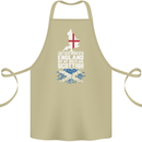 Scotland My Roots Are Scottish Cotton Apron 100% Organic Khaki