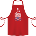 Scotland My Roots Are Scottish Cotton Apron 100% Organic Red