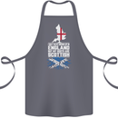 Scotland My Roots Are Scottish Cotton Apron 100% Organic Steel